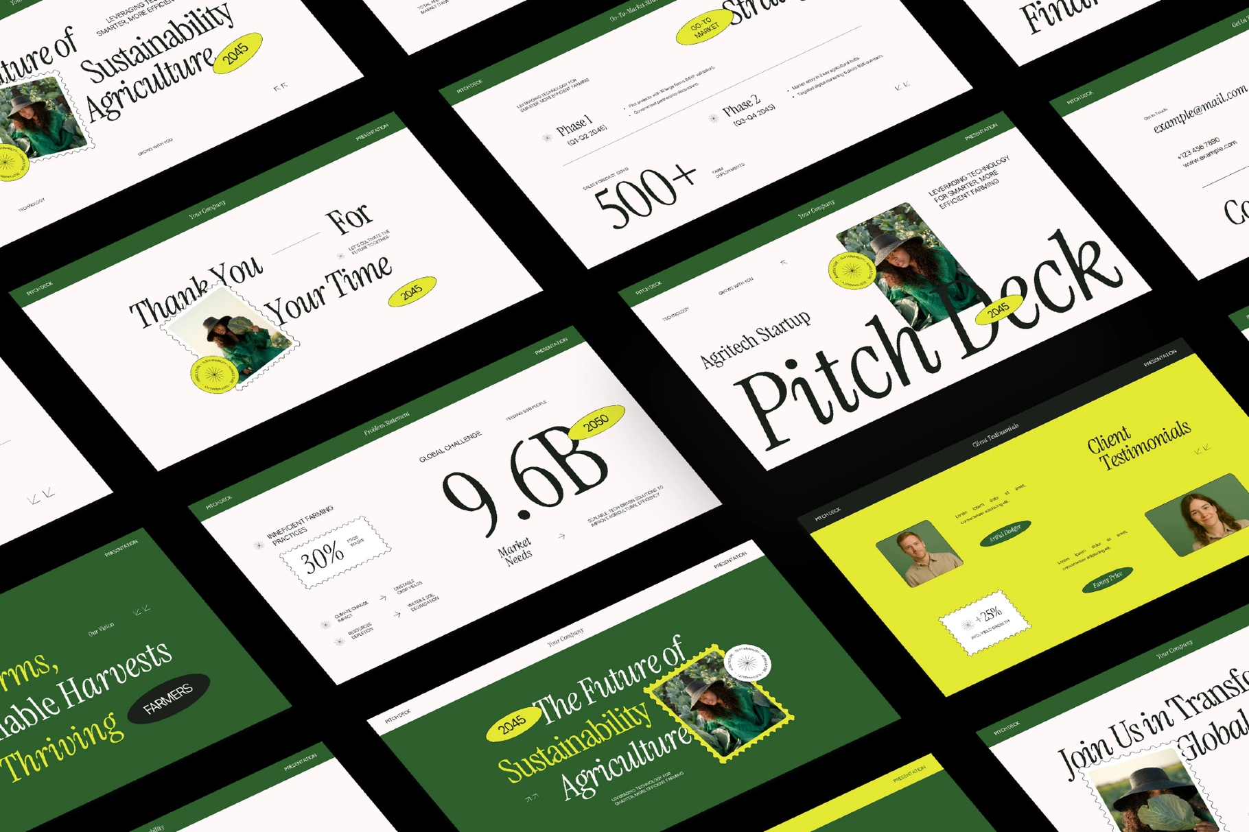 Agriculture Technology Pitch Deck Powerpoint