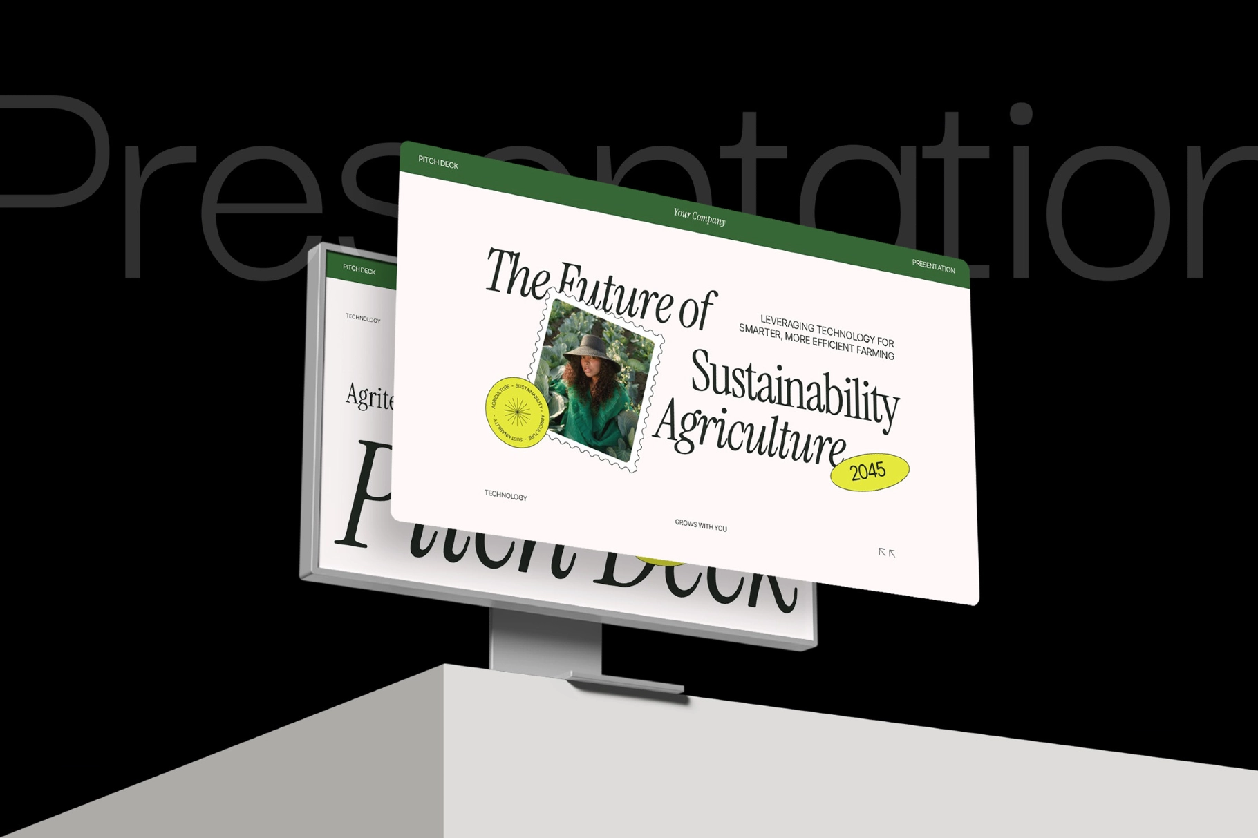 Agriculture Technology Pitch Deck Powerpoint