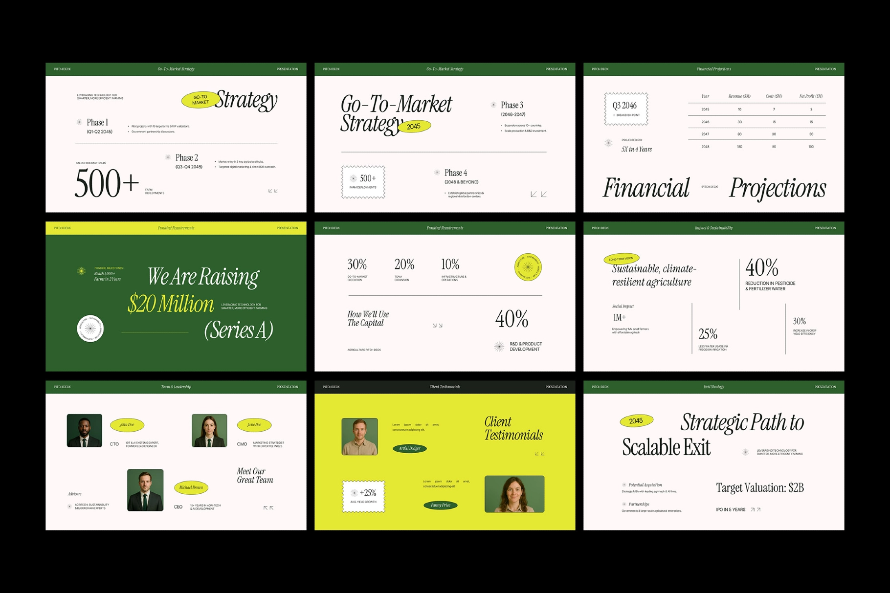 Green Technology Presentation Keynote Template