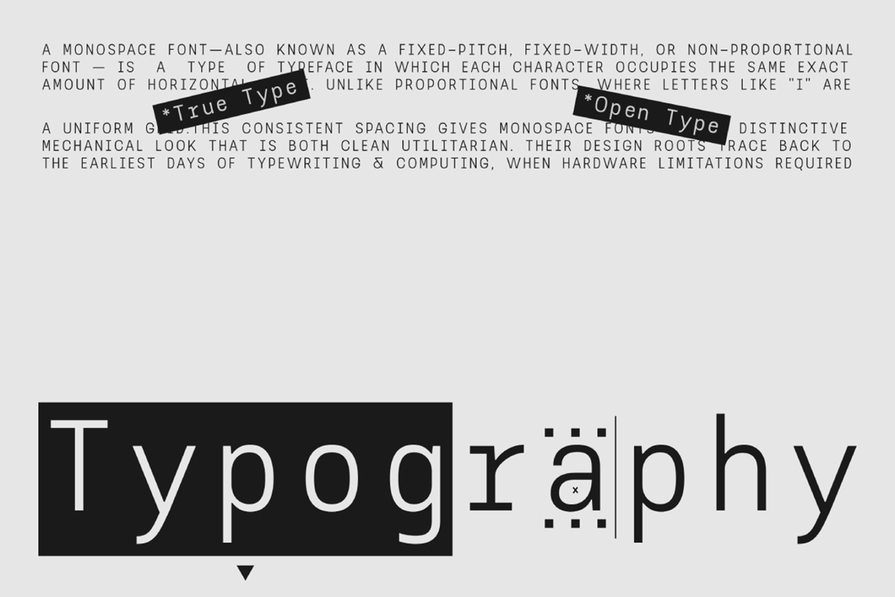 AOT Serial Mono - Modern Monospaced Font