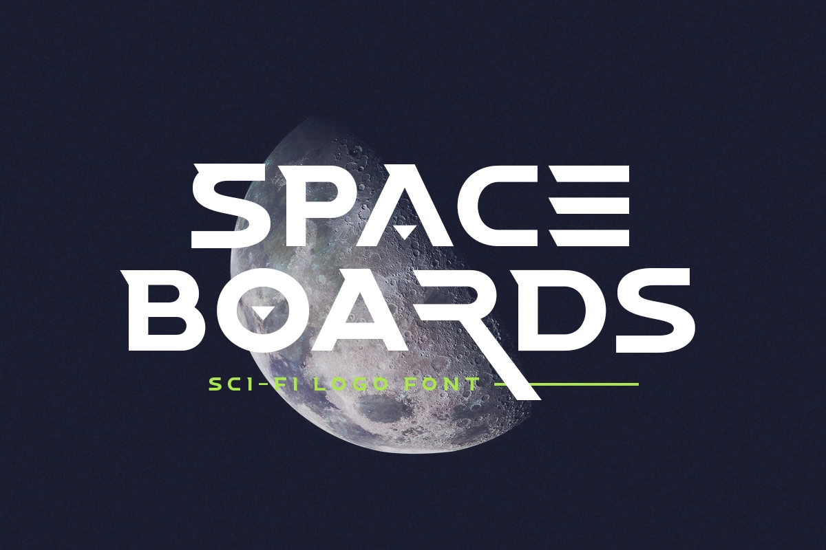 Space Boards - Sci-Fi Logo Font