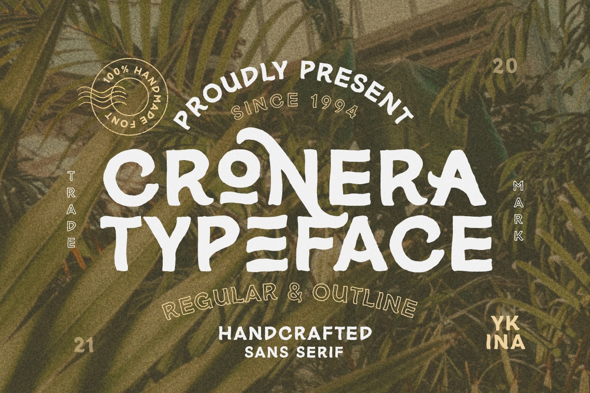Cronera - Vintage Display Font