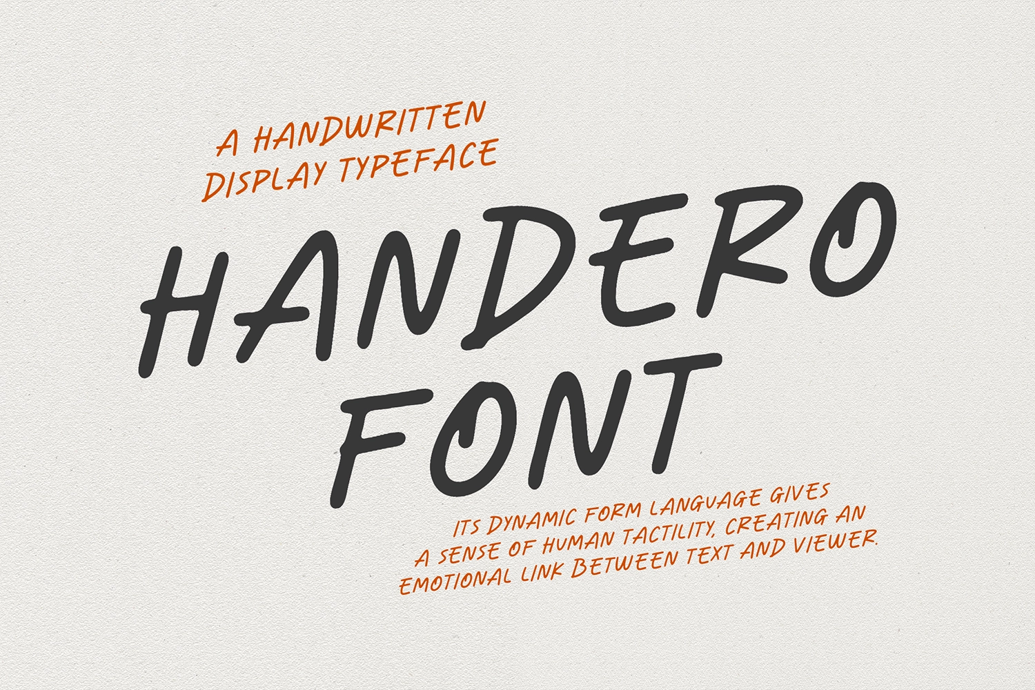 Handero - Expressive Handwritten Display Font