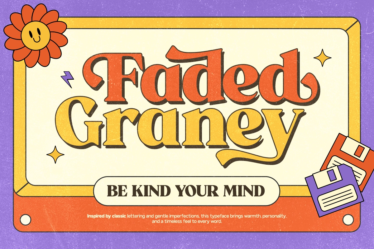 GC Milky Shine – 80’s Club Retro Serif