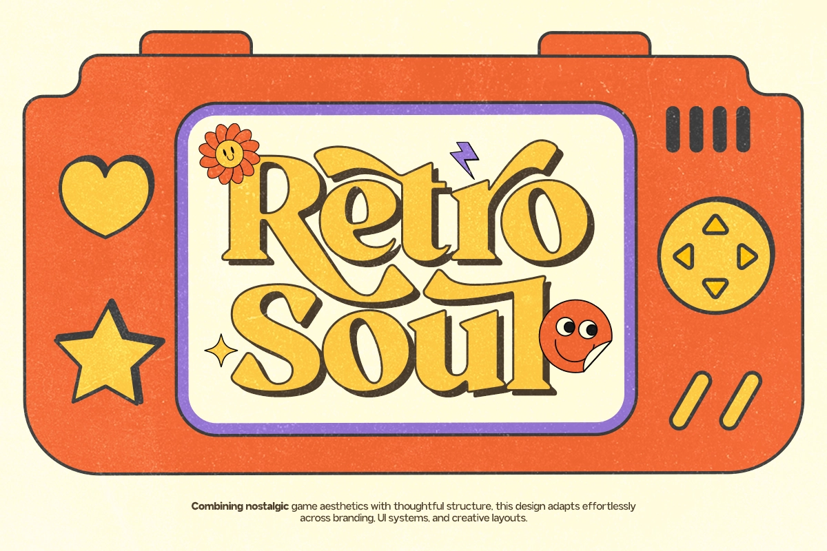 GC Milky Shine – 80’s Club Retro Serif