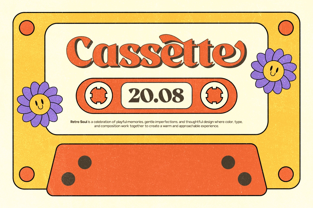 GC Milky Shine – 80’s Club Retro Serif