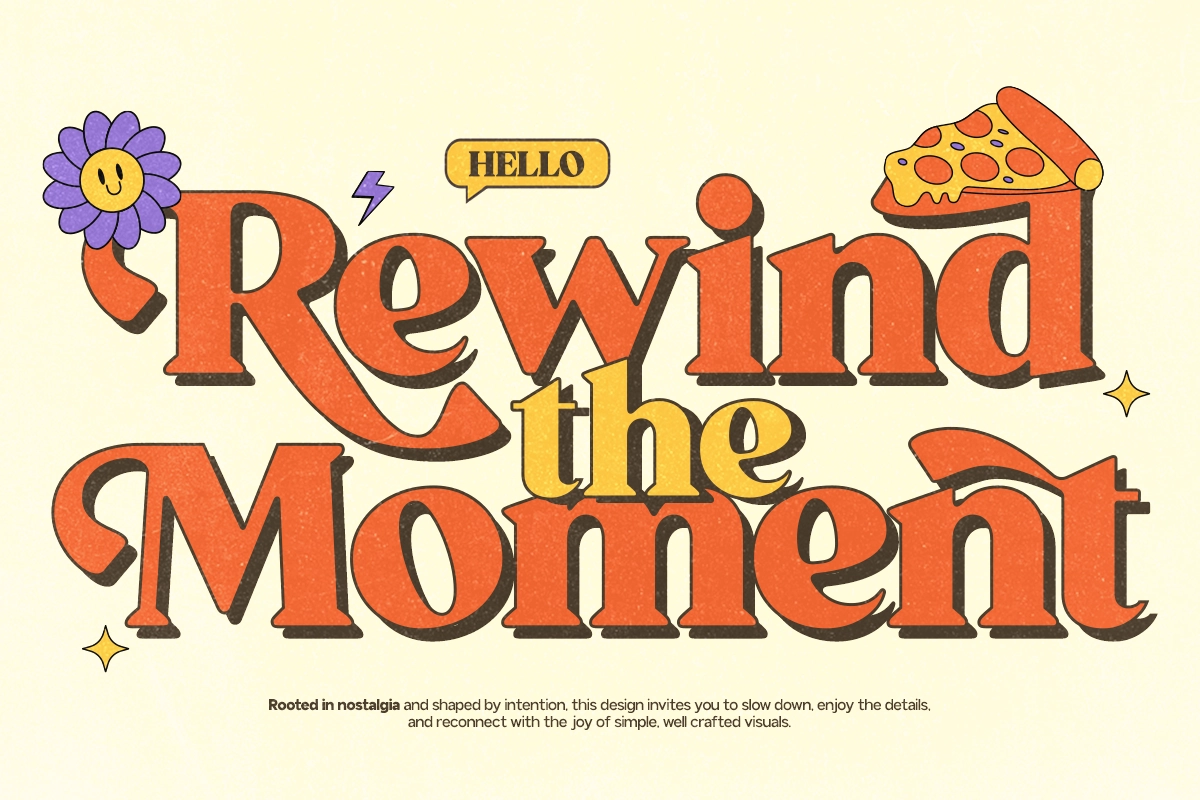 GC Milky Shine – 80’s Club Retro Serif