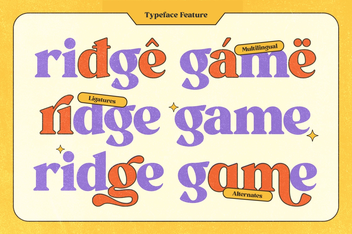 GC Milky Shine – 80’s Club Retro Serif