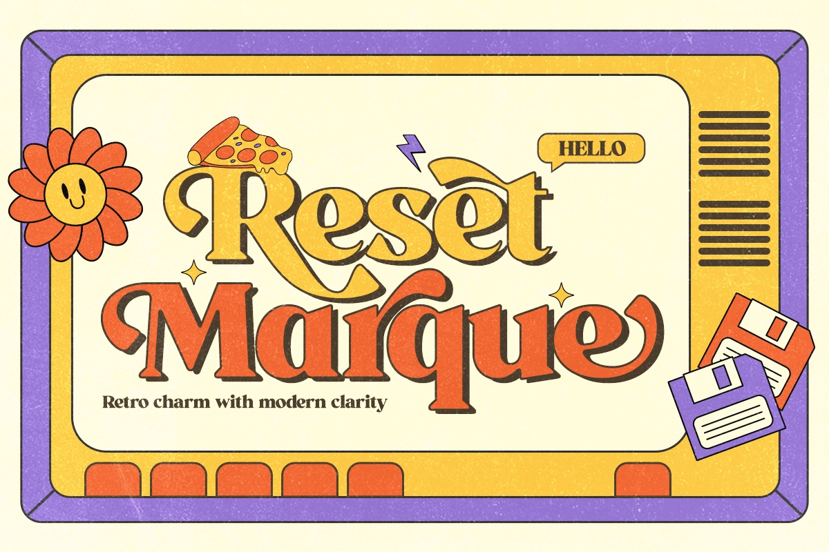 GC Milky Shine – 80’s Club Retro Serif