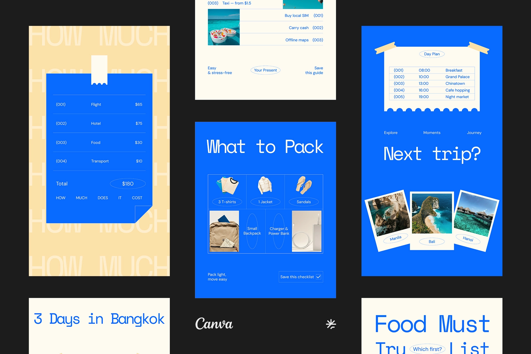 CANVA Traveler Content Creator Instagram Pack