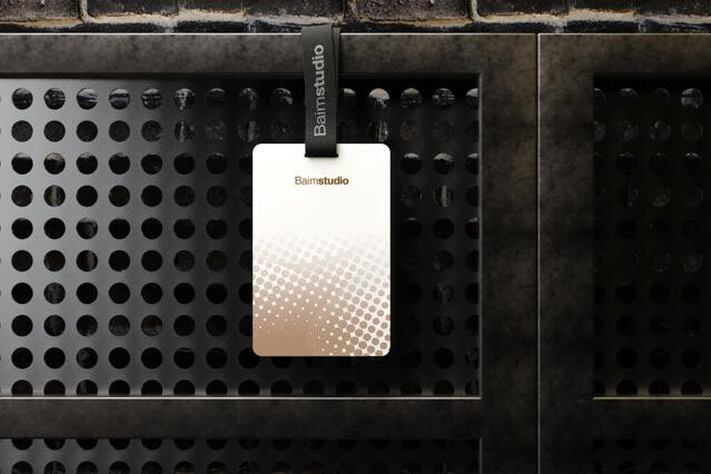 Realistic ID Card Mockup