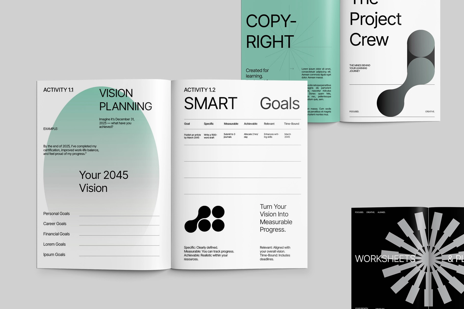 Creative Course Workbook for Affinity Template