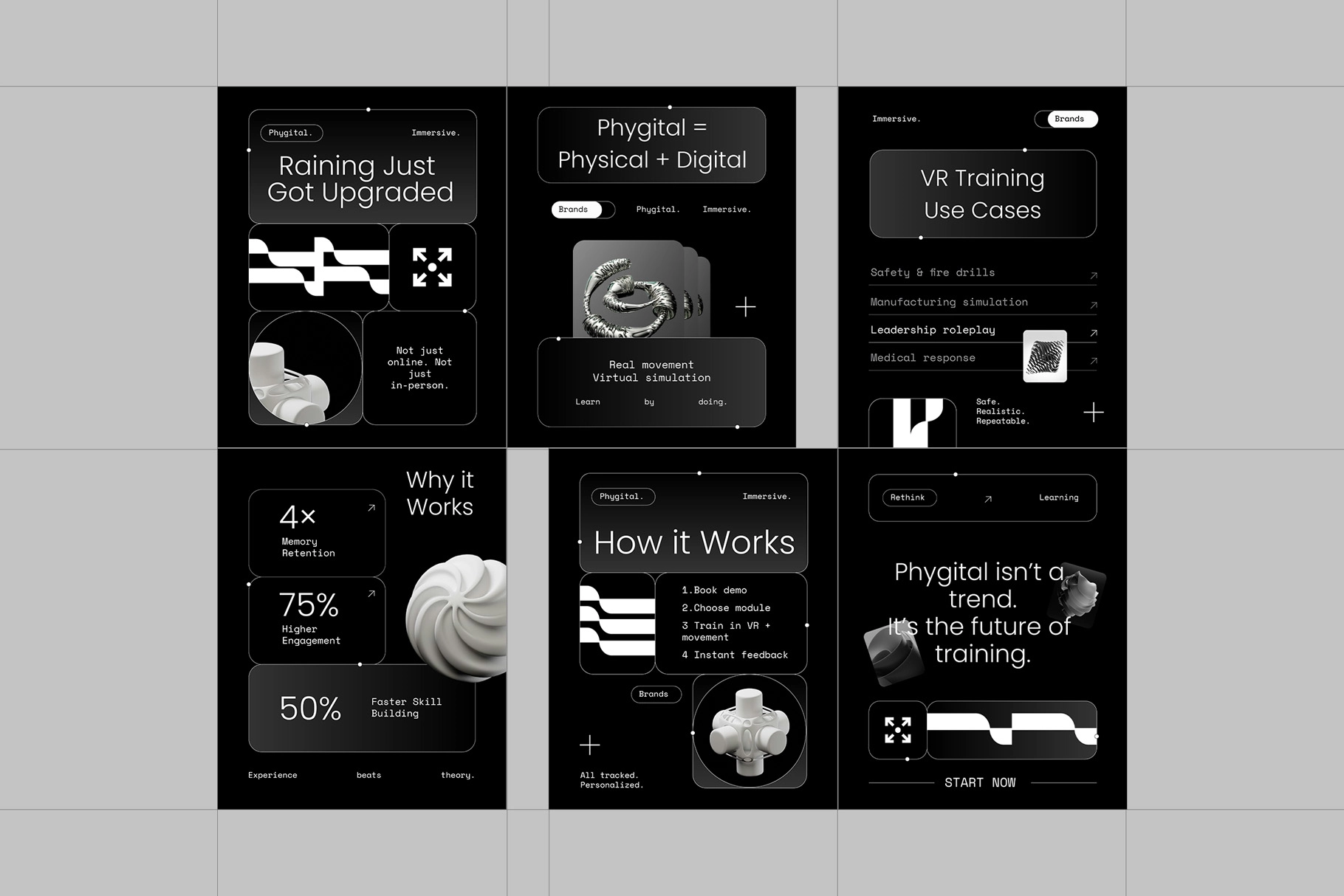 Virtual Reality Tech Instagram Pack (AI, EPS, PSD)