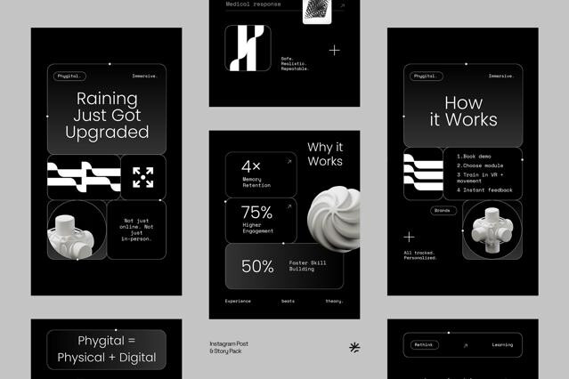 CANVA Virtual Reality Tech Instagram Template