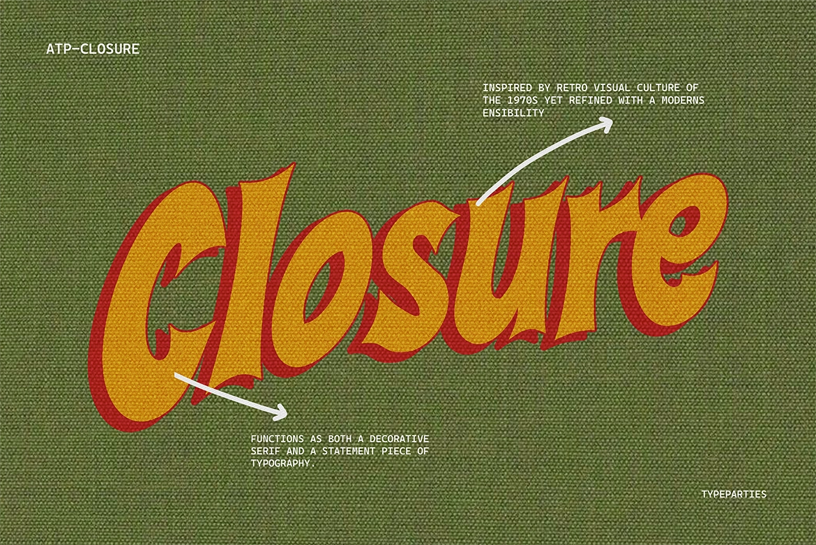 Closure - Sharp Dynamic Font