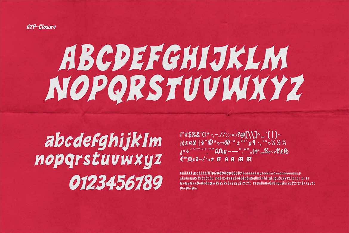 Closure - Sharp Dynamic Font