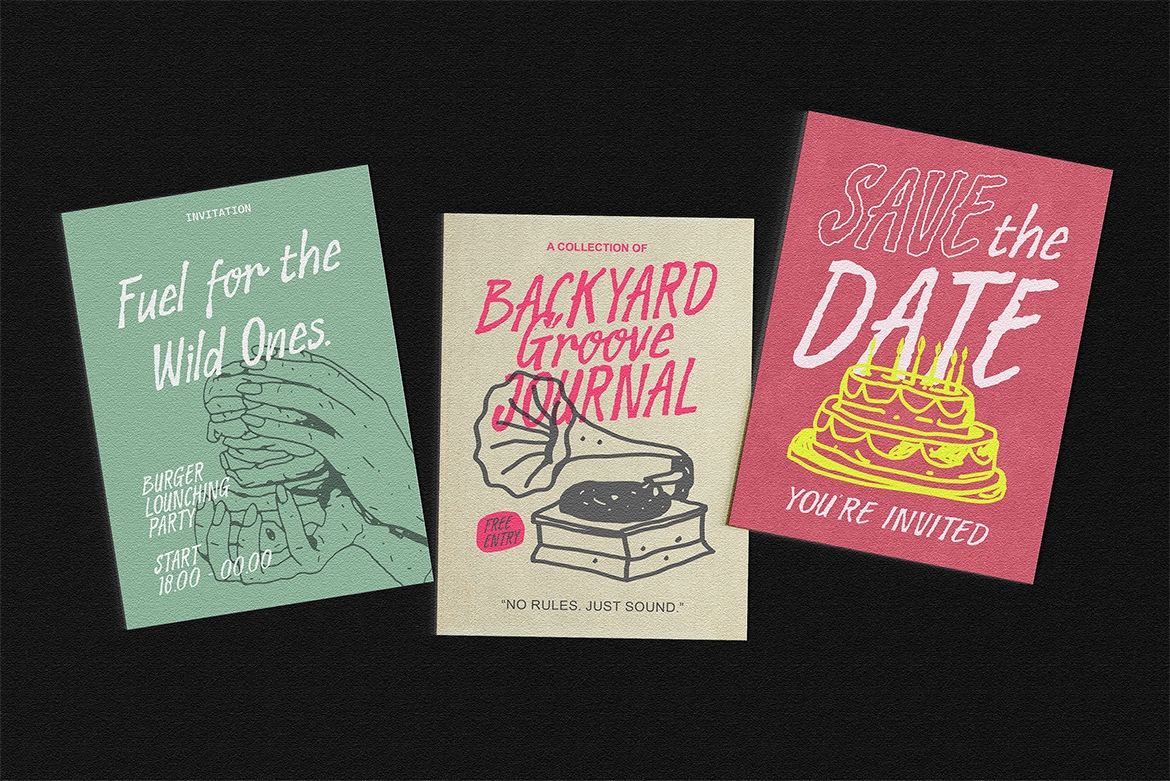 Elysora - Rough Script Font