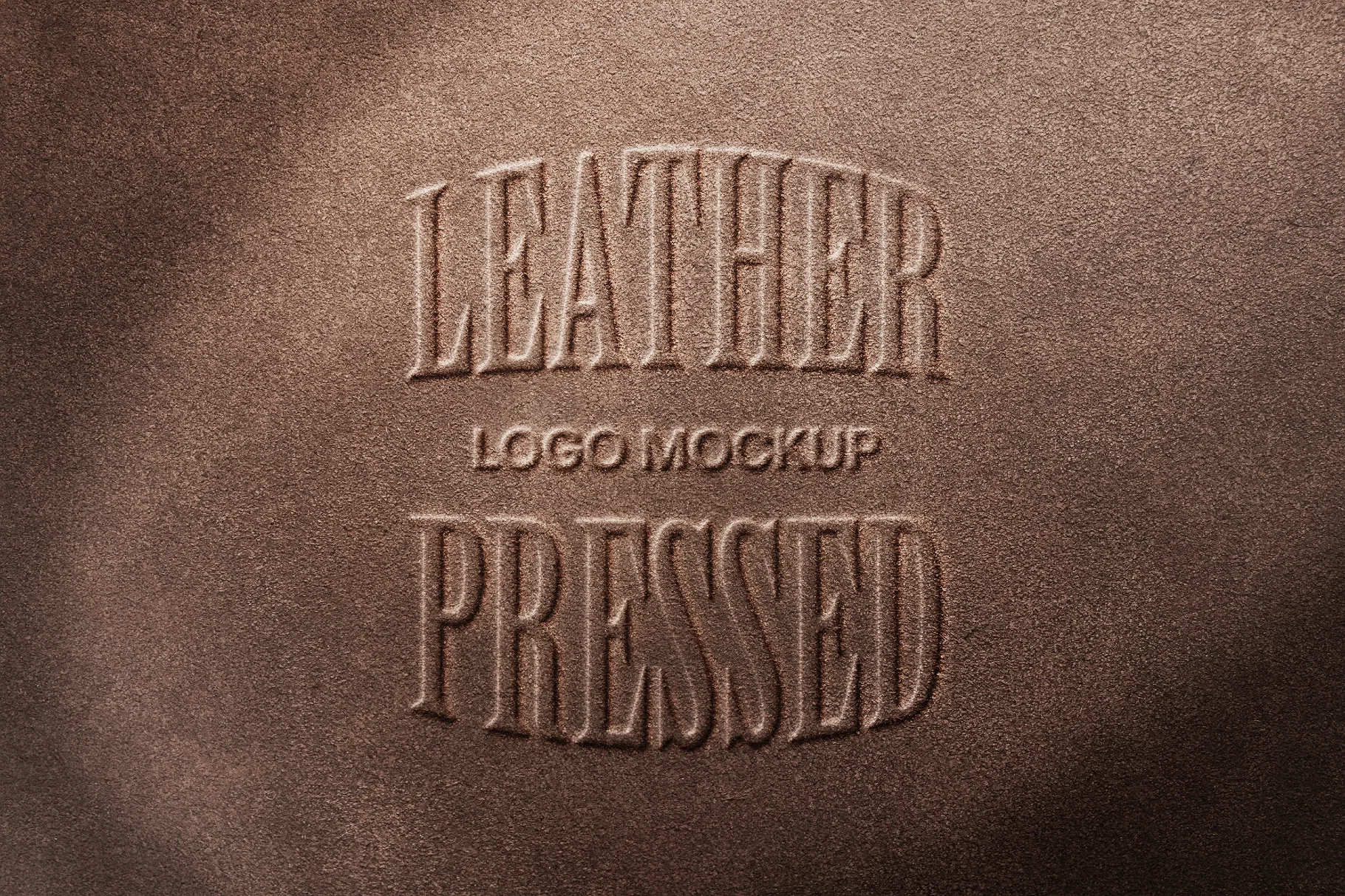 Leather Embossed Effect Mockup