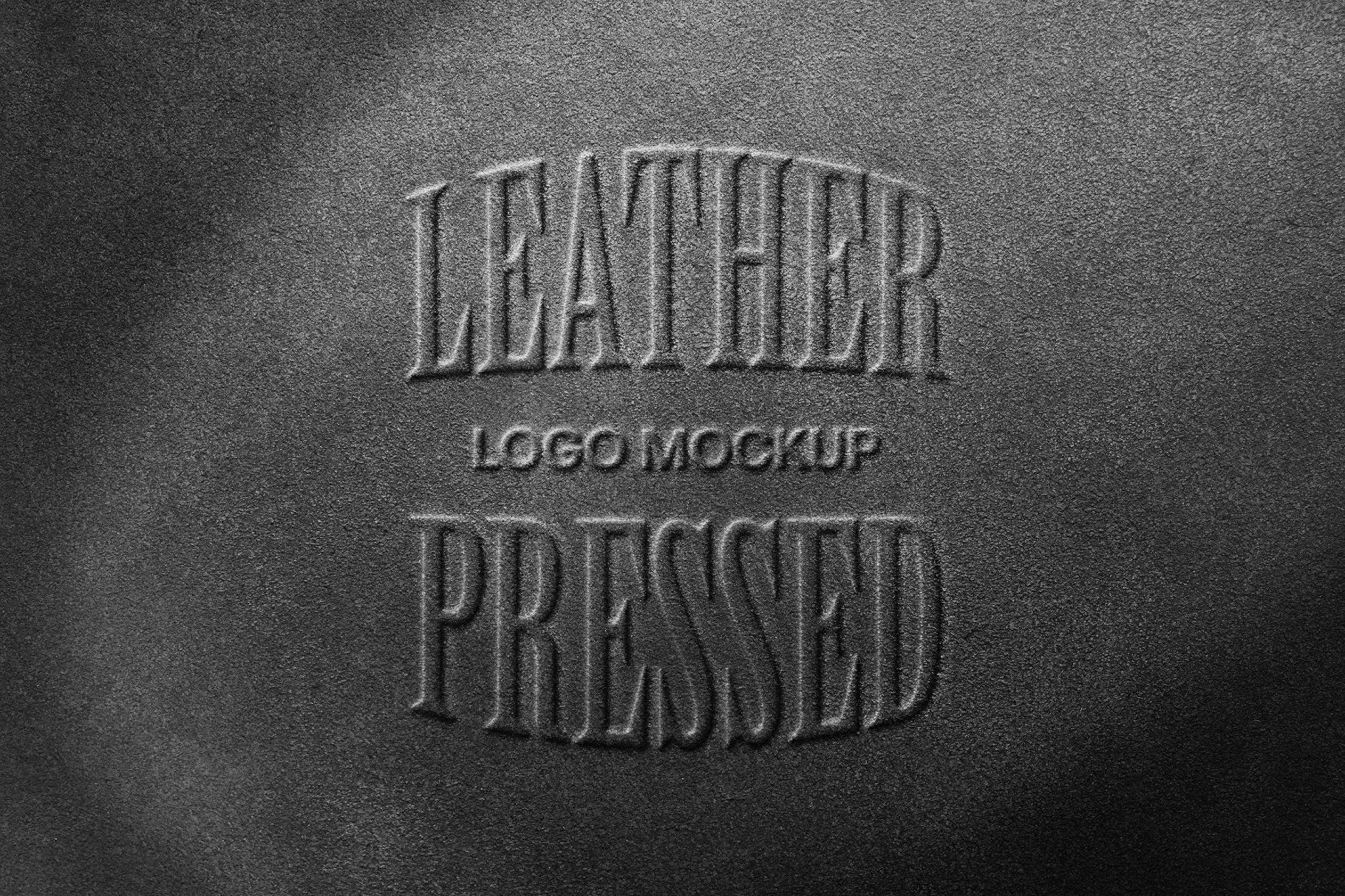 Leather Embossed Effect Mockup