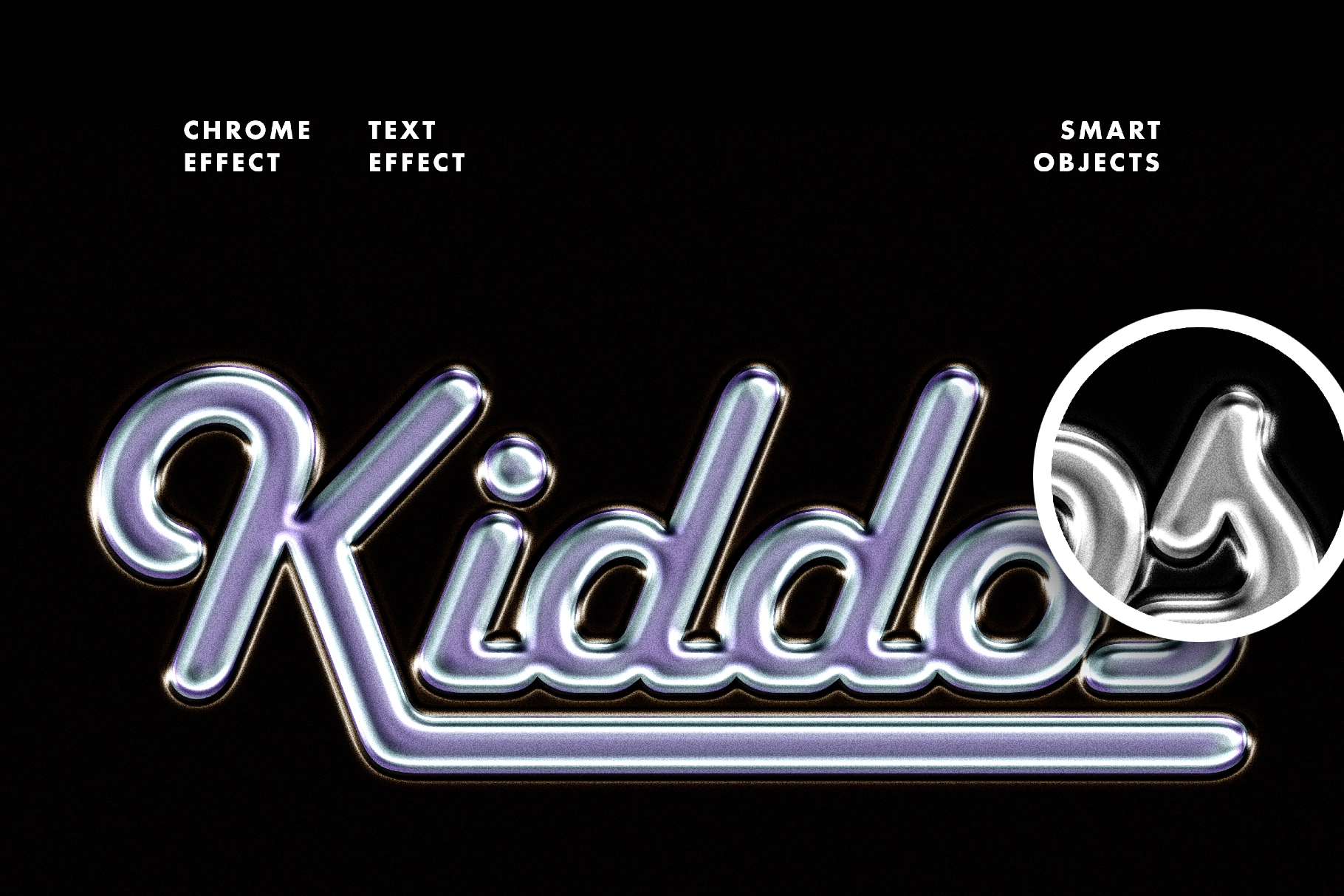 Original Chrome Text Effect