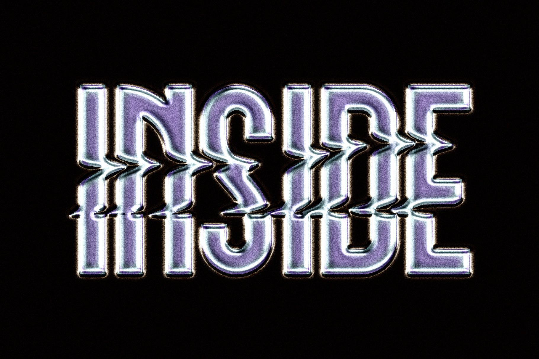 Original Chrome Text Effect