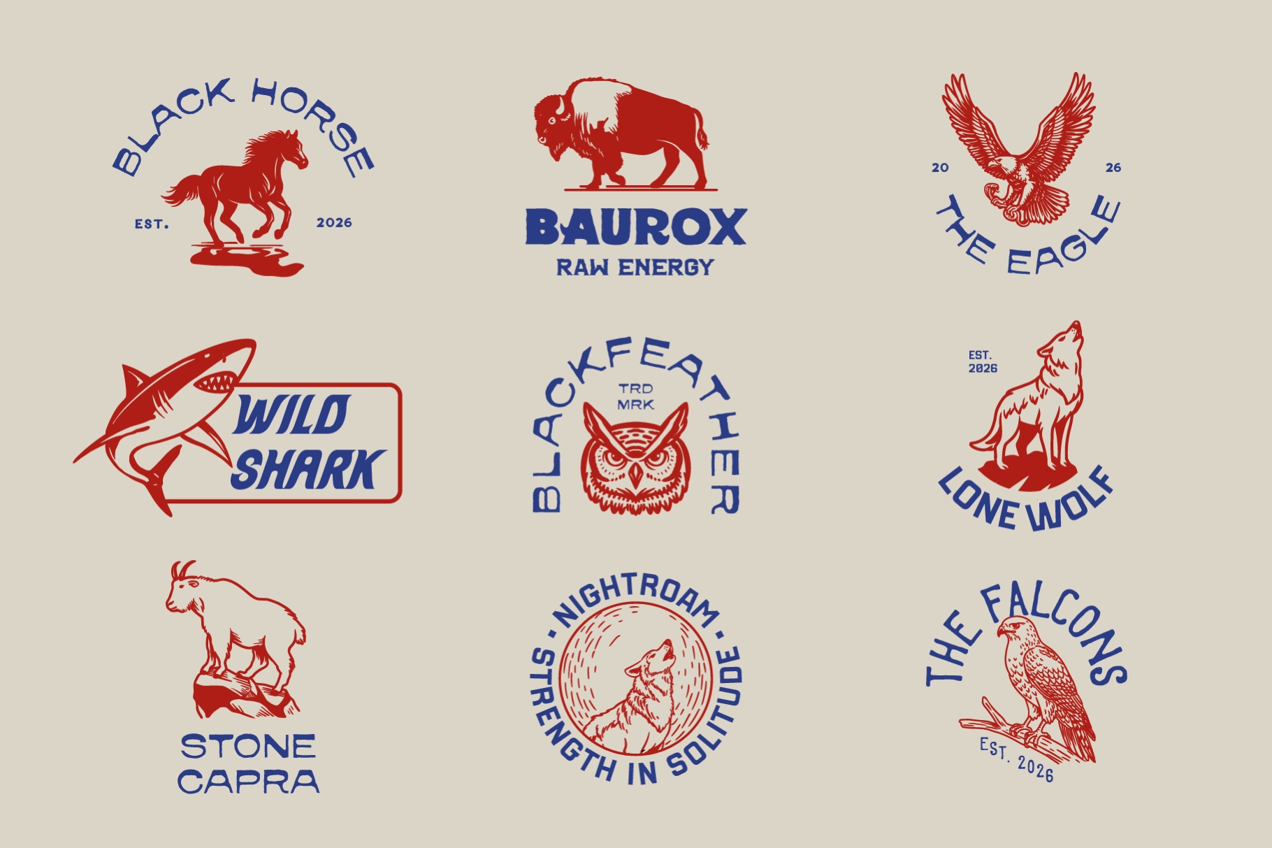 Wildlife Badge Collection