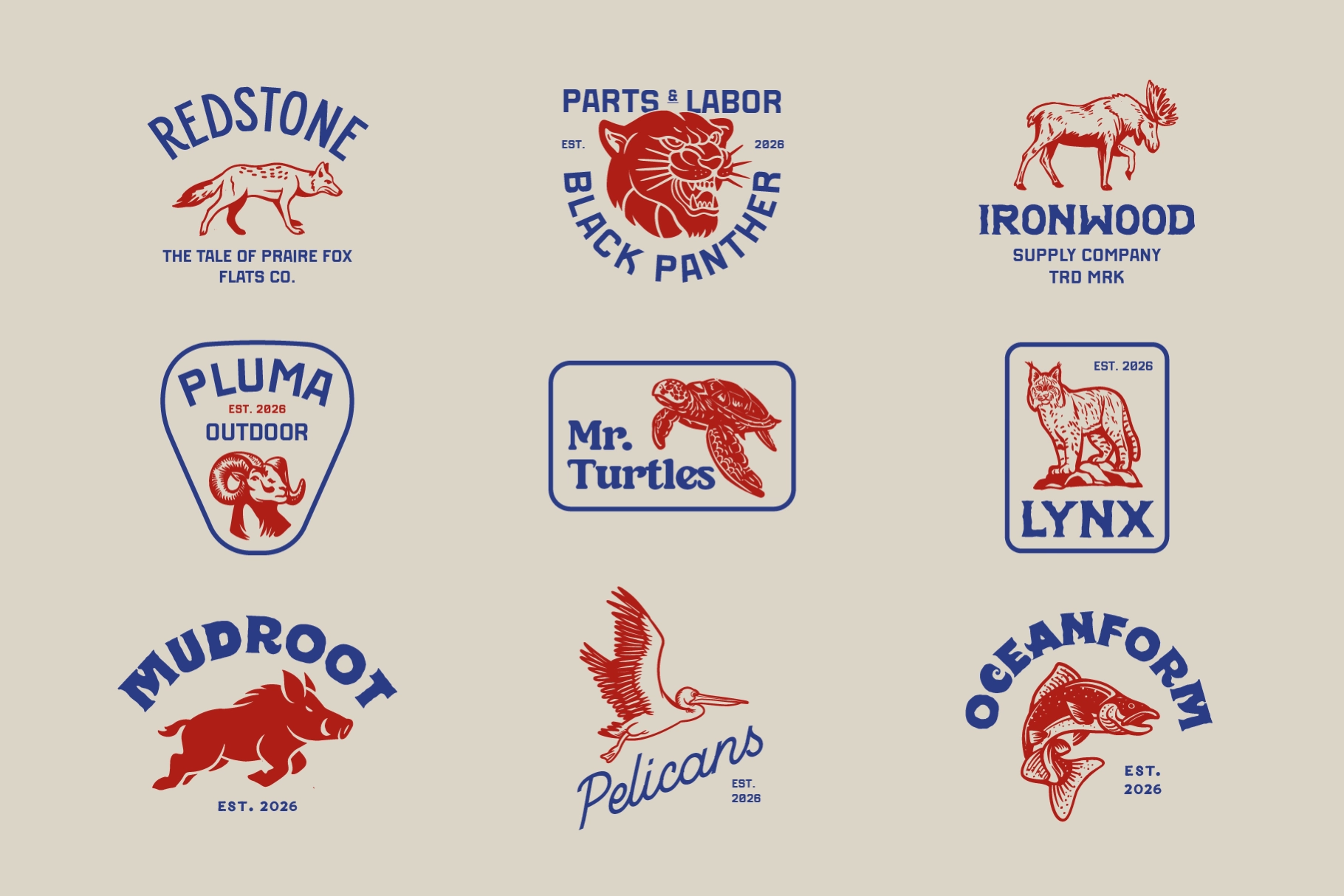 Wildlife Badge Collection