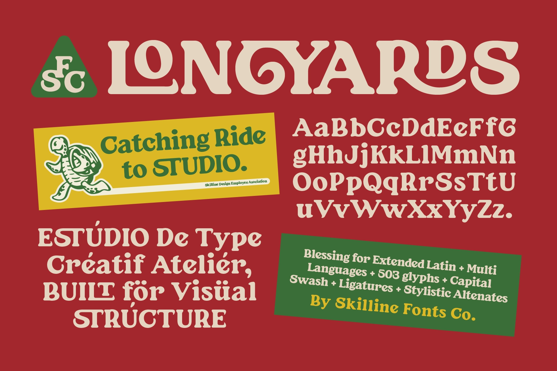 SFC Longyards - Rounded Serif Font