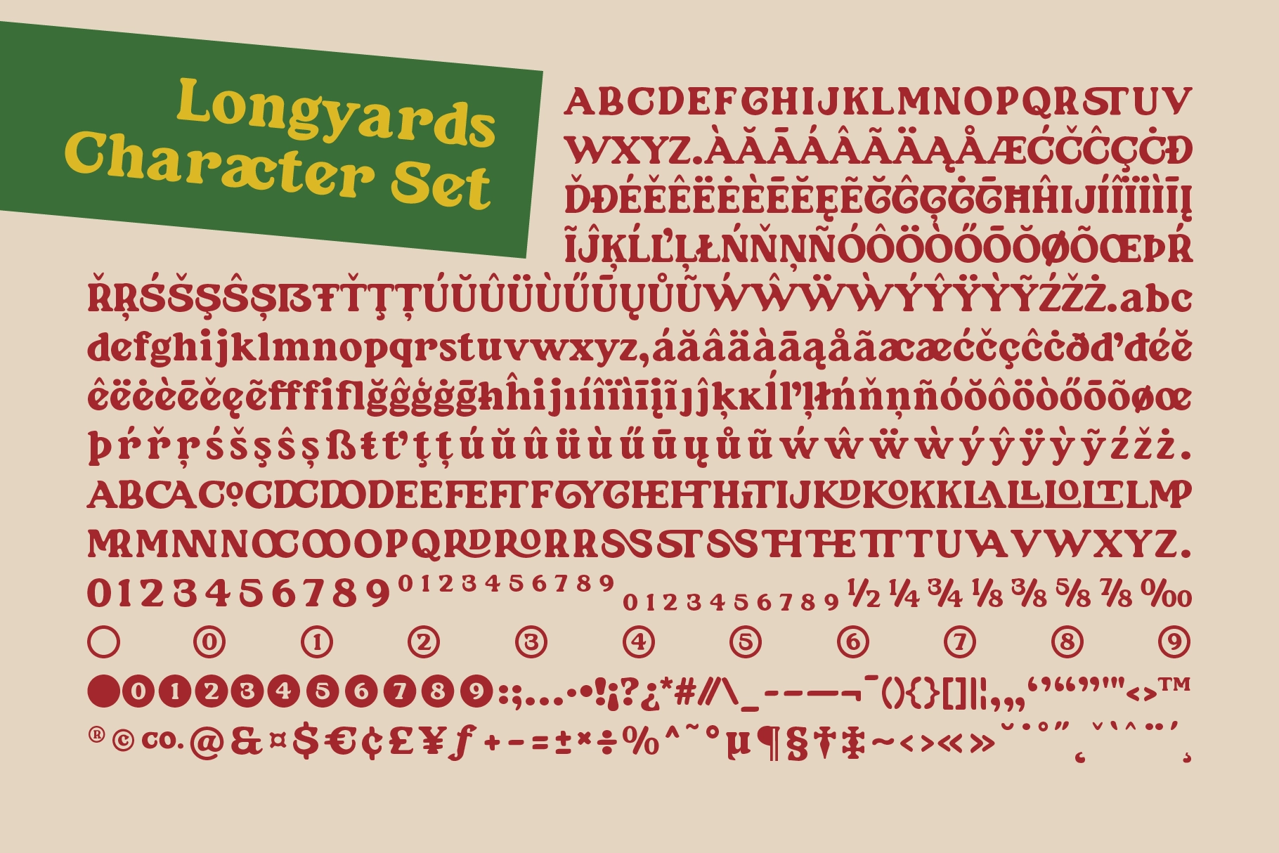 SFC Longyards - Rounded Serif Font