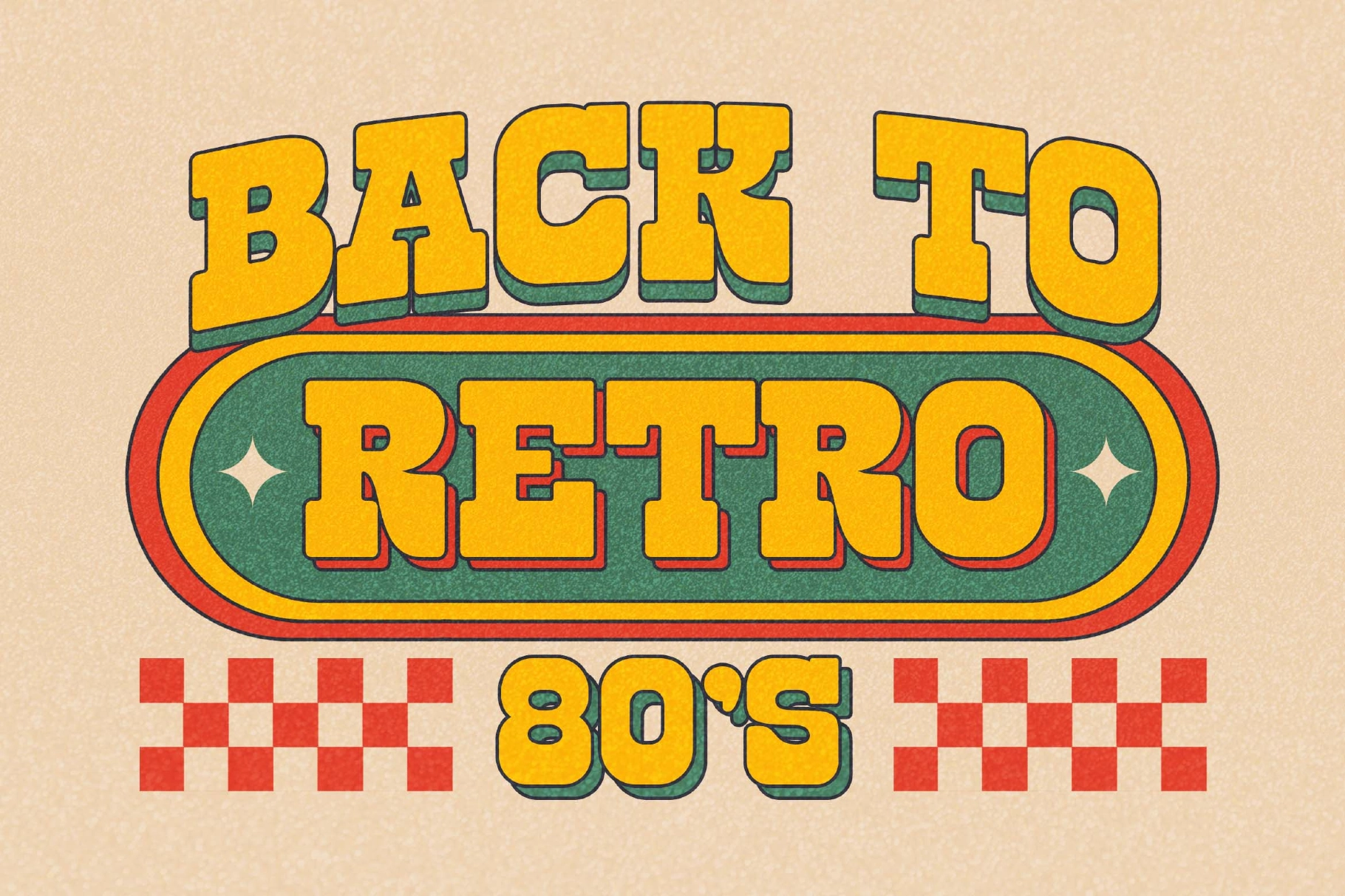 Retro Block a Retro Slab Serif Font