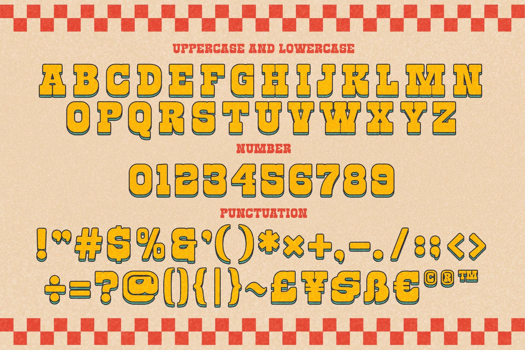 Retro Block a Retro Slab Serif Font