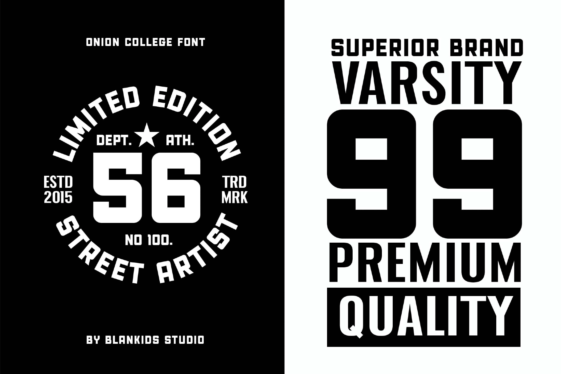 Union College a Sporty Display Font