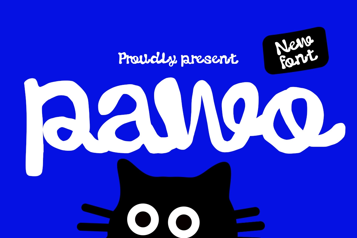 Pawo - Expressive Marker Font