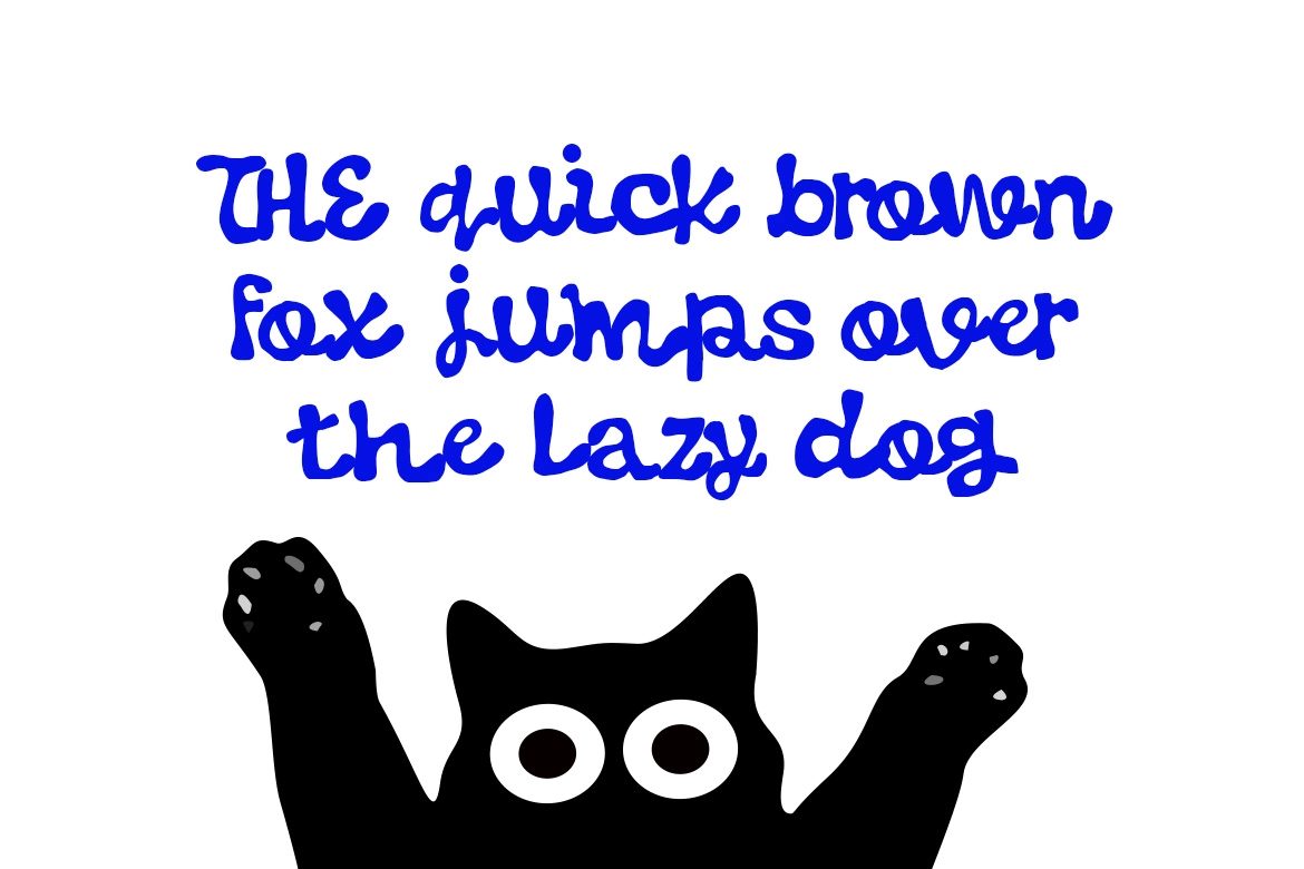 Pawo - Expressive Marker Font