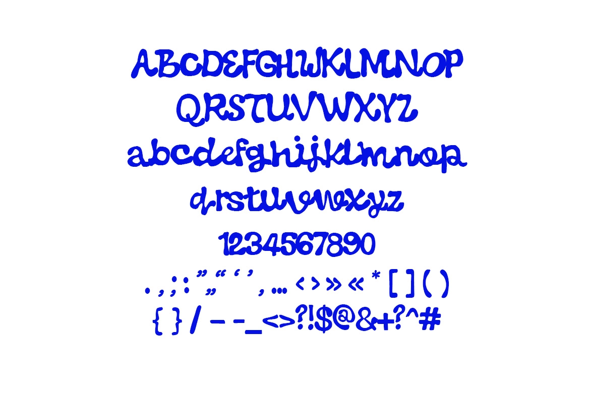 Pawo - Expressive Marker Font