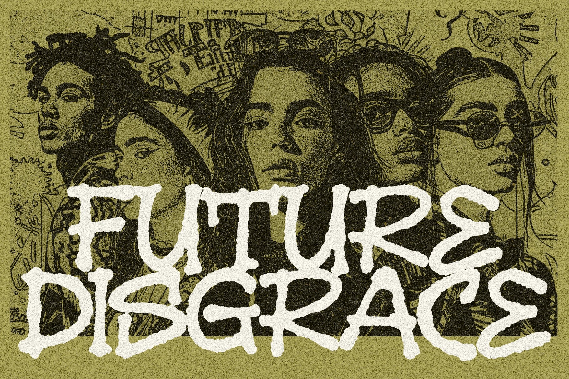 Melbo – Distressed Handwriting Font