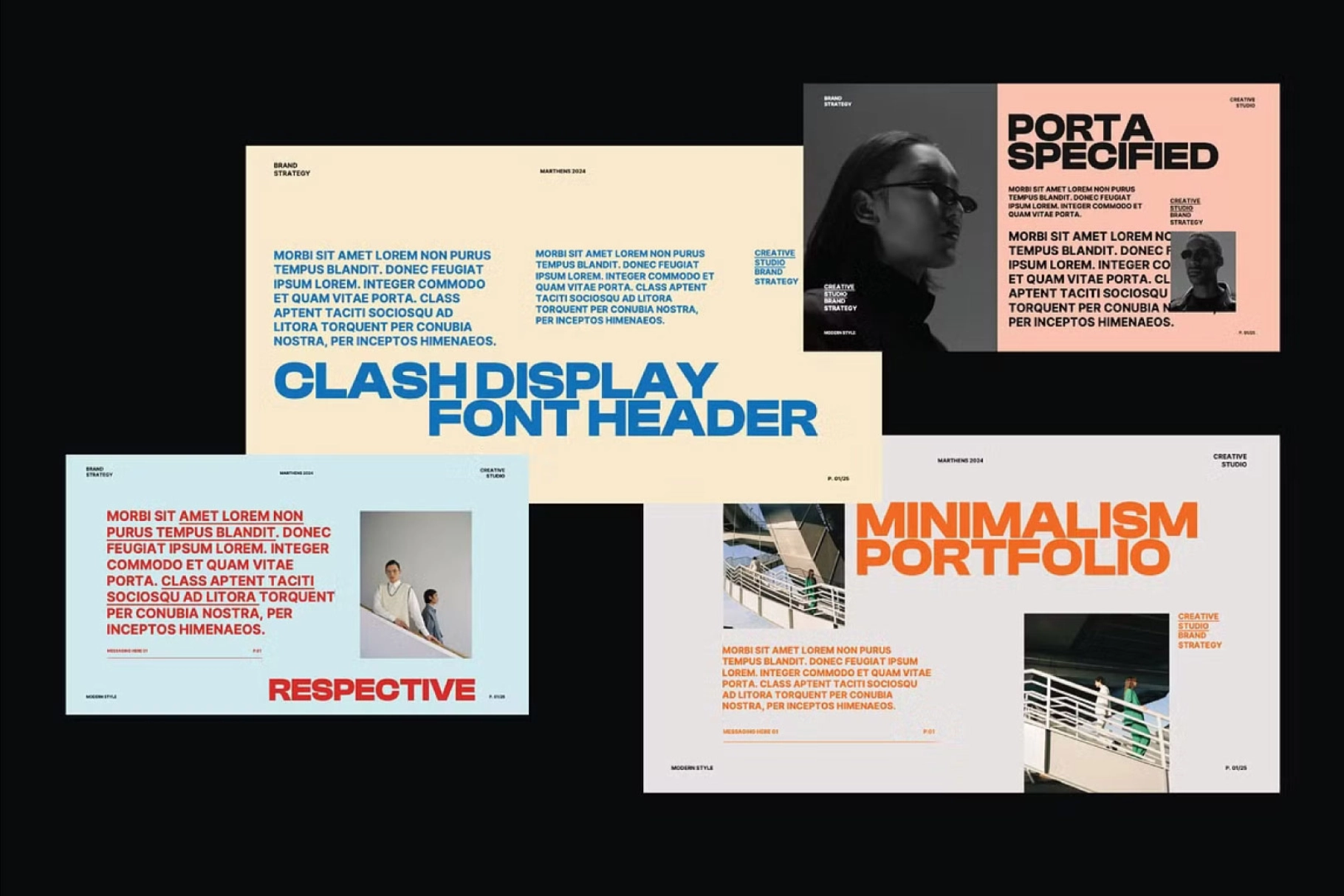 Marthens - Brand Strategy Google Slides Template