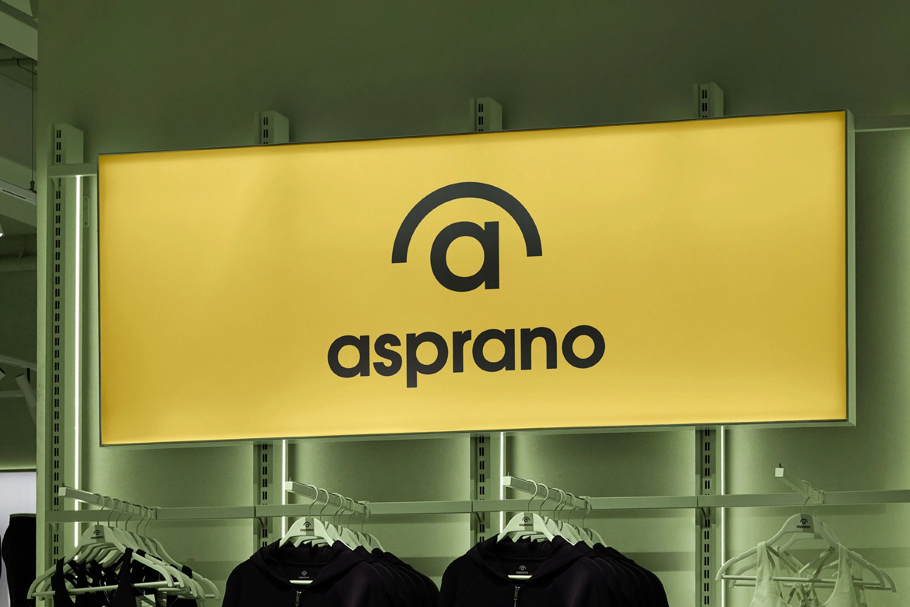 In-Store Signage Lightbox Mockup