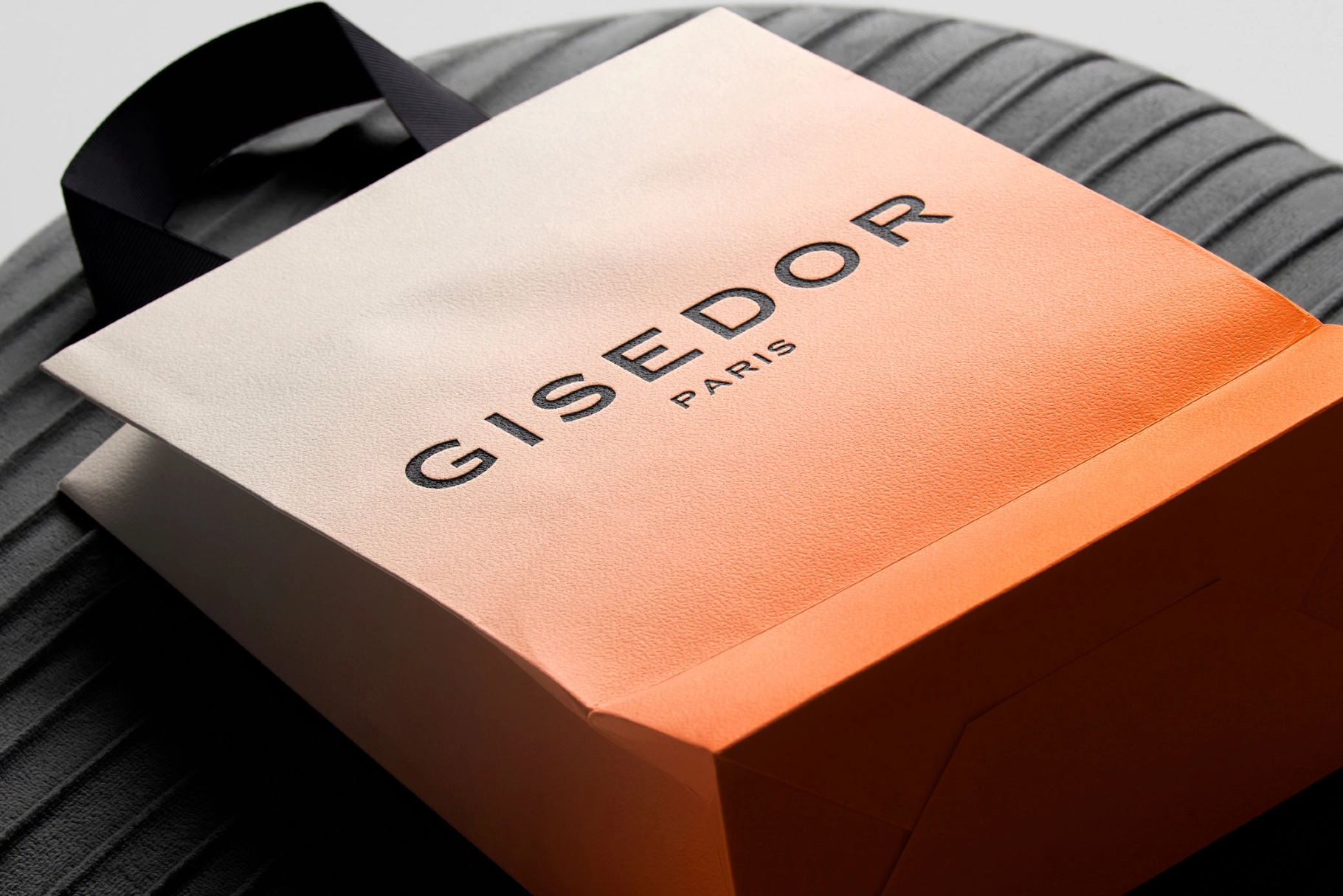 Ribbon-Handle Shopping Bag Mockup
