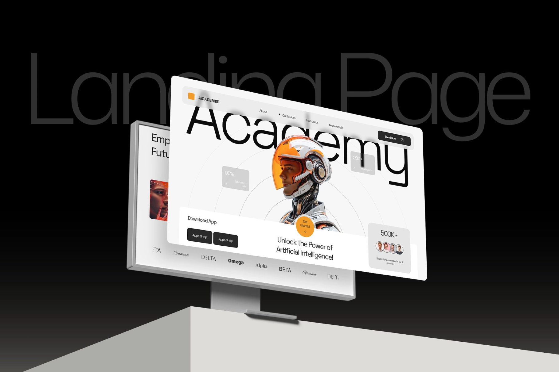 Aicademee - AI Course Academy Landing Page
