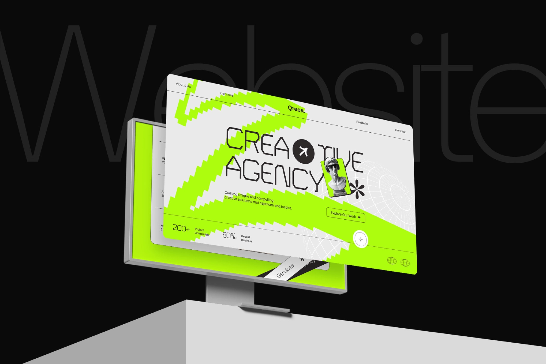 Creative Agency Landing Page Figma Template