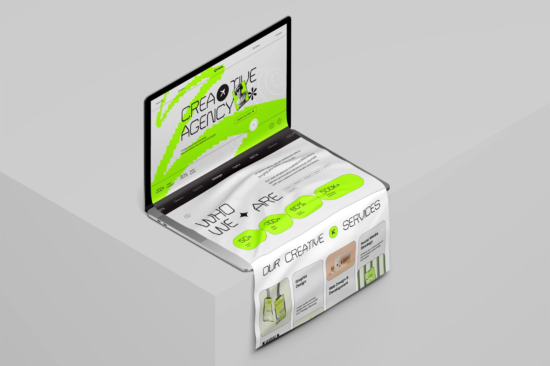 Creative Agency Landing Page Figma Template