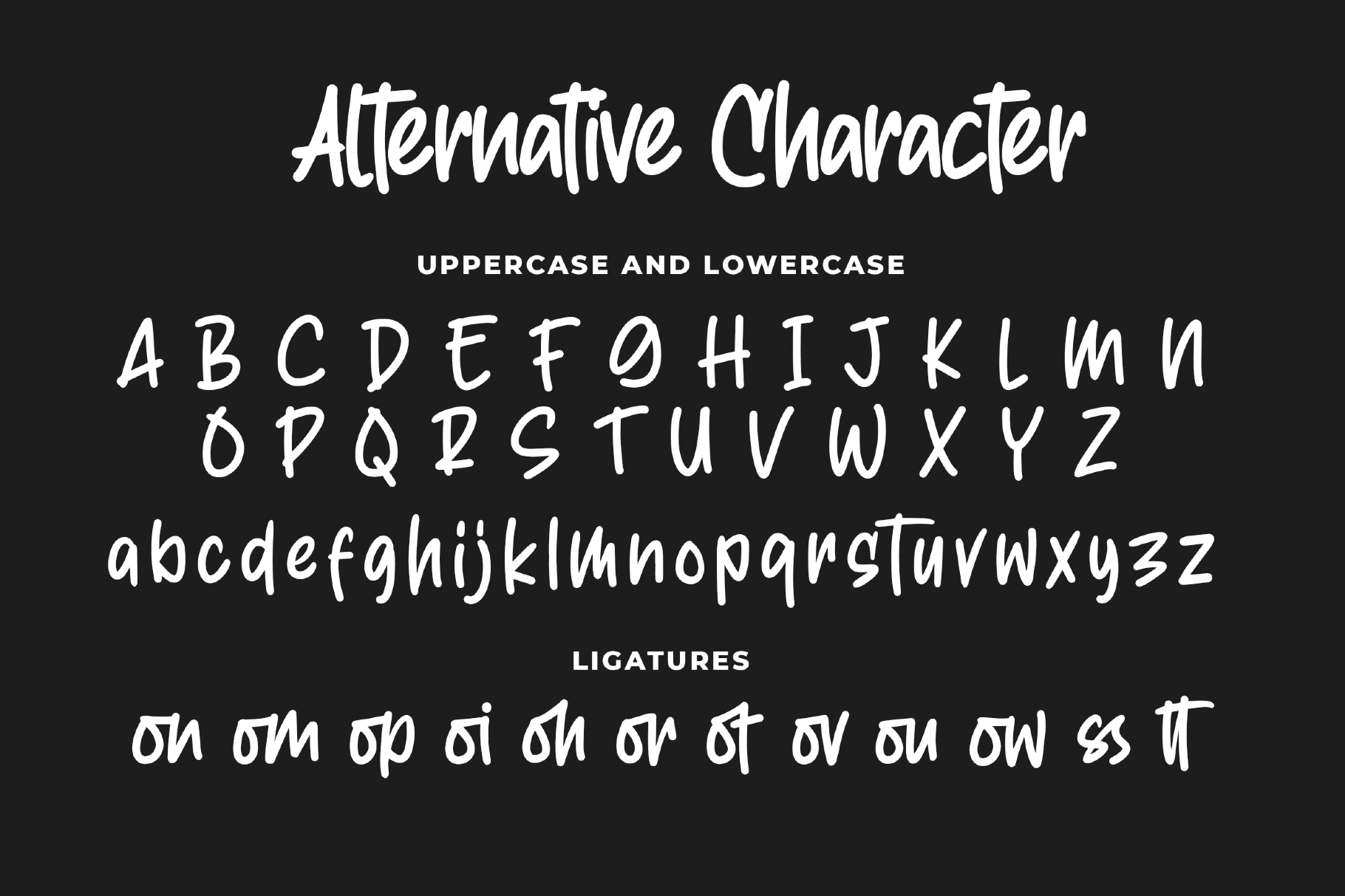 Right Howers - Handwriting Display Font