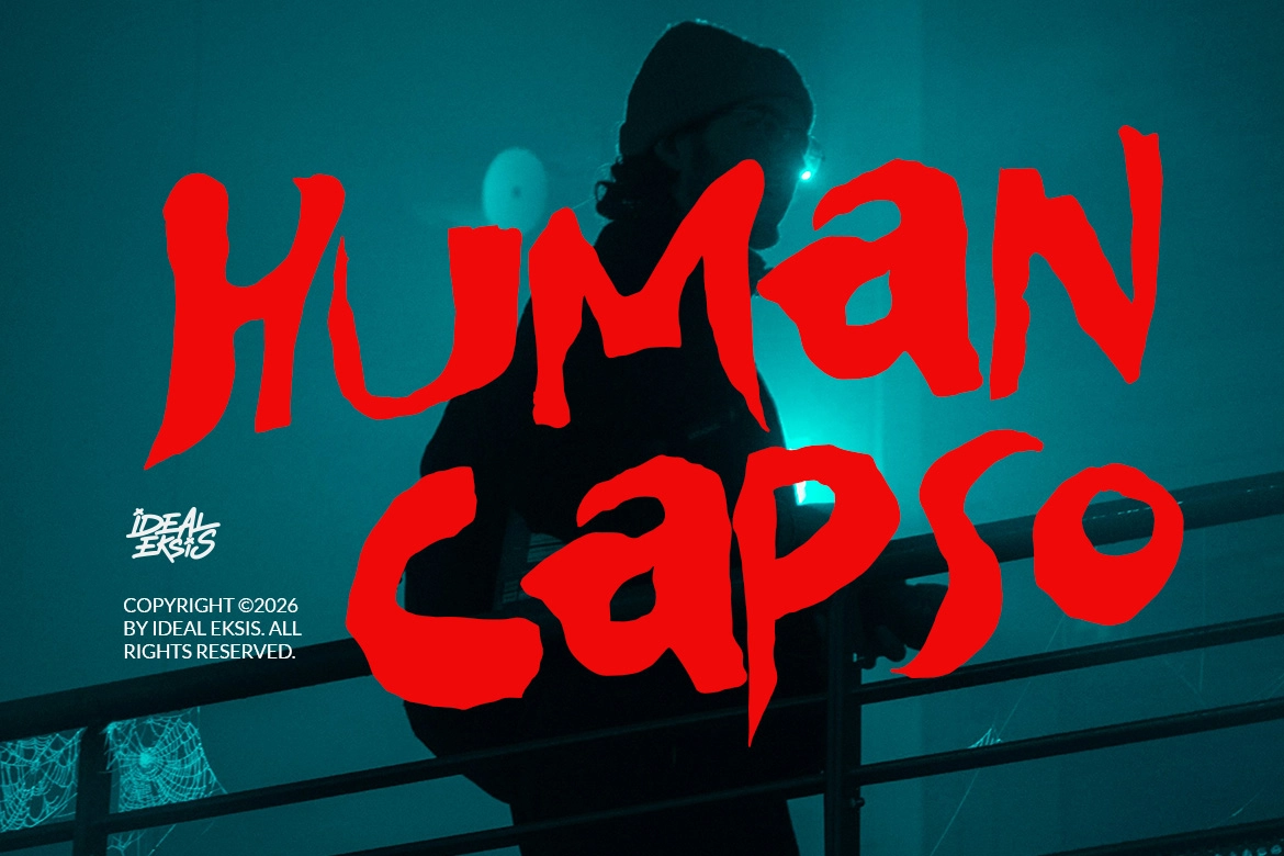 Saboe - Aggressive Grunge Display Font