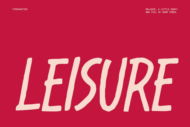 Leisure - Casual Handwritten Font