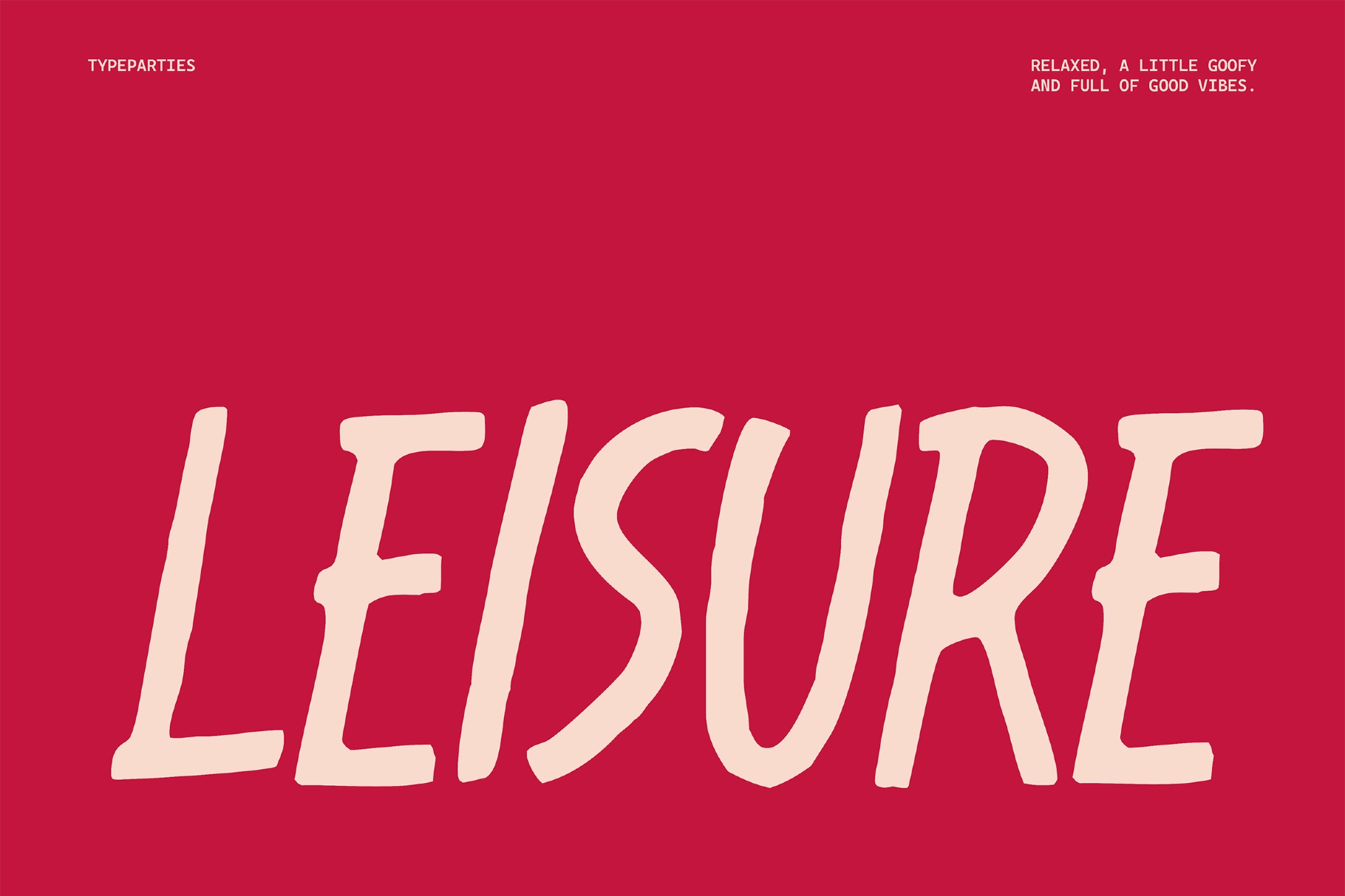 Leisure - Casual Handwritten Font