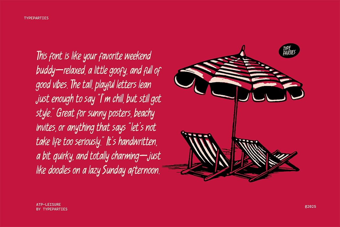 Leisure - Casual Handwritten Font