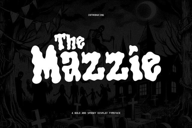 Mazzie - Spooky Halloween Display Font