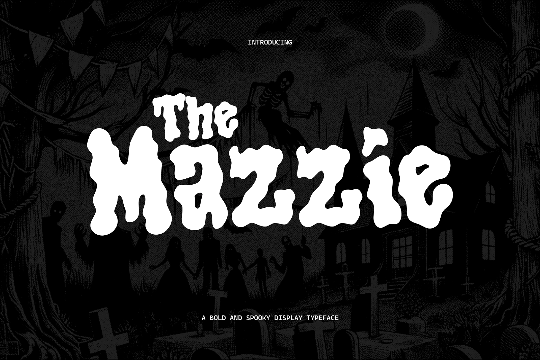 Mazzie - Spooky Halloween Display Font