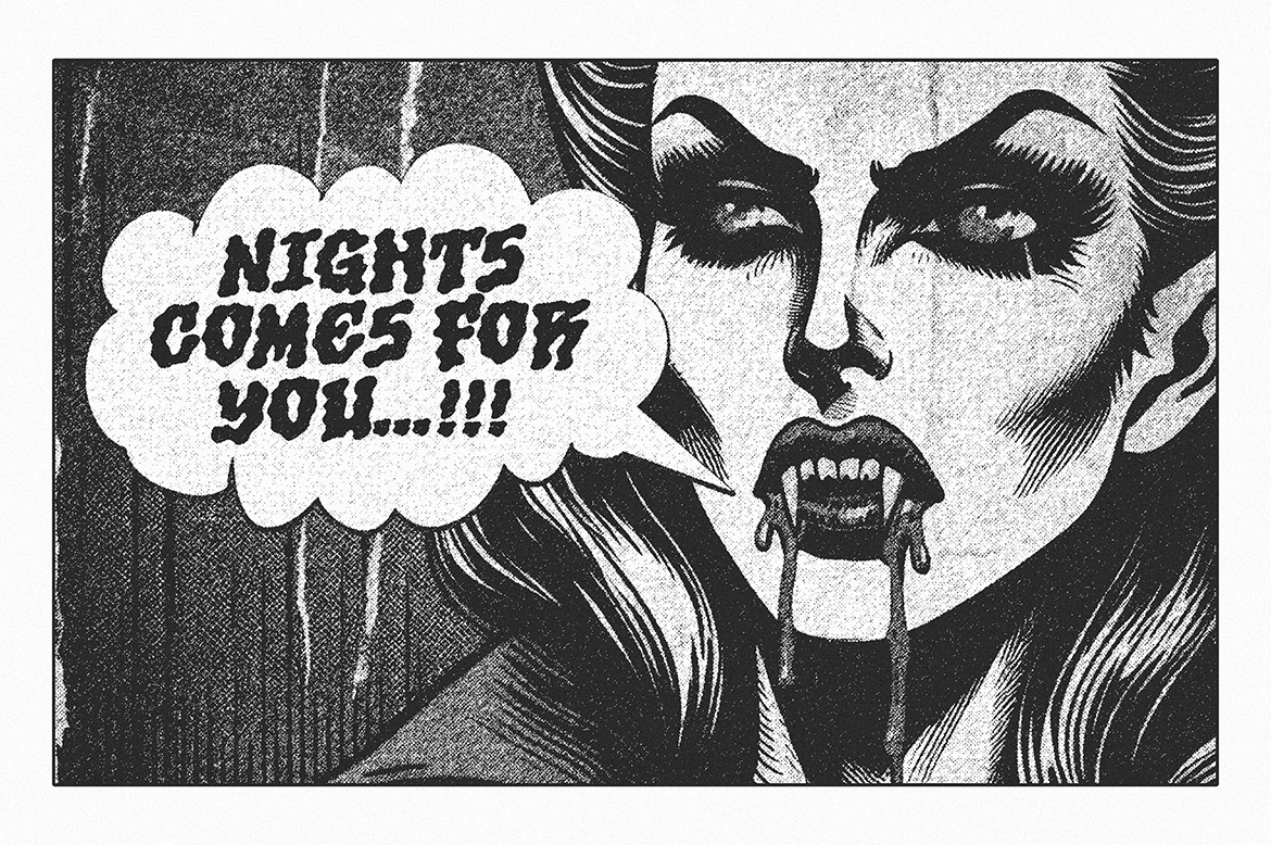 Mazzie - Spooky Halloween Display Font